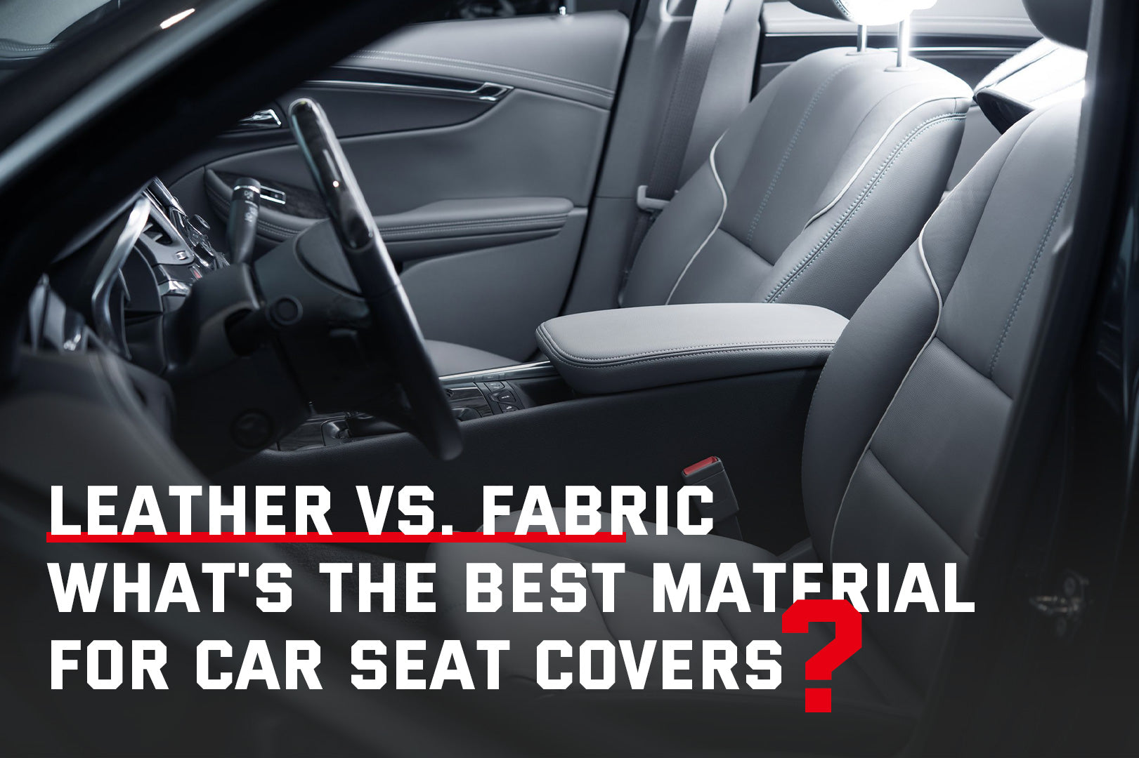 Fabric or Leather Car Seat Covers