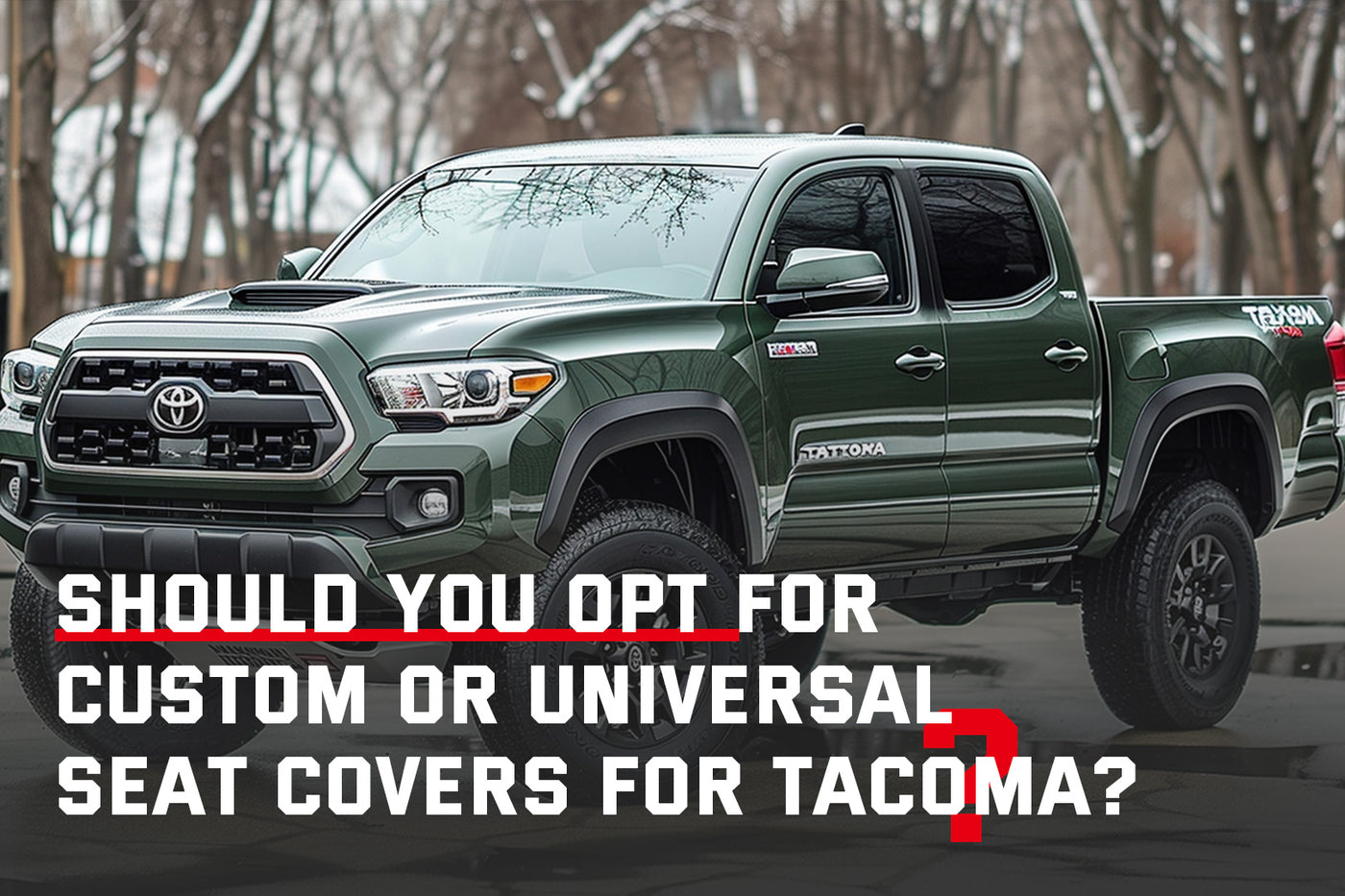 universal toyota tacoma seat covers