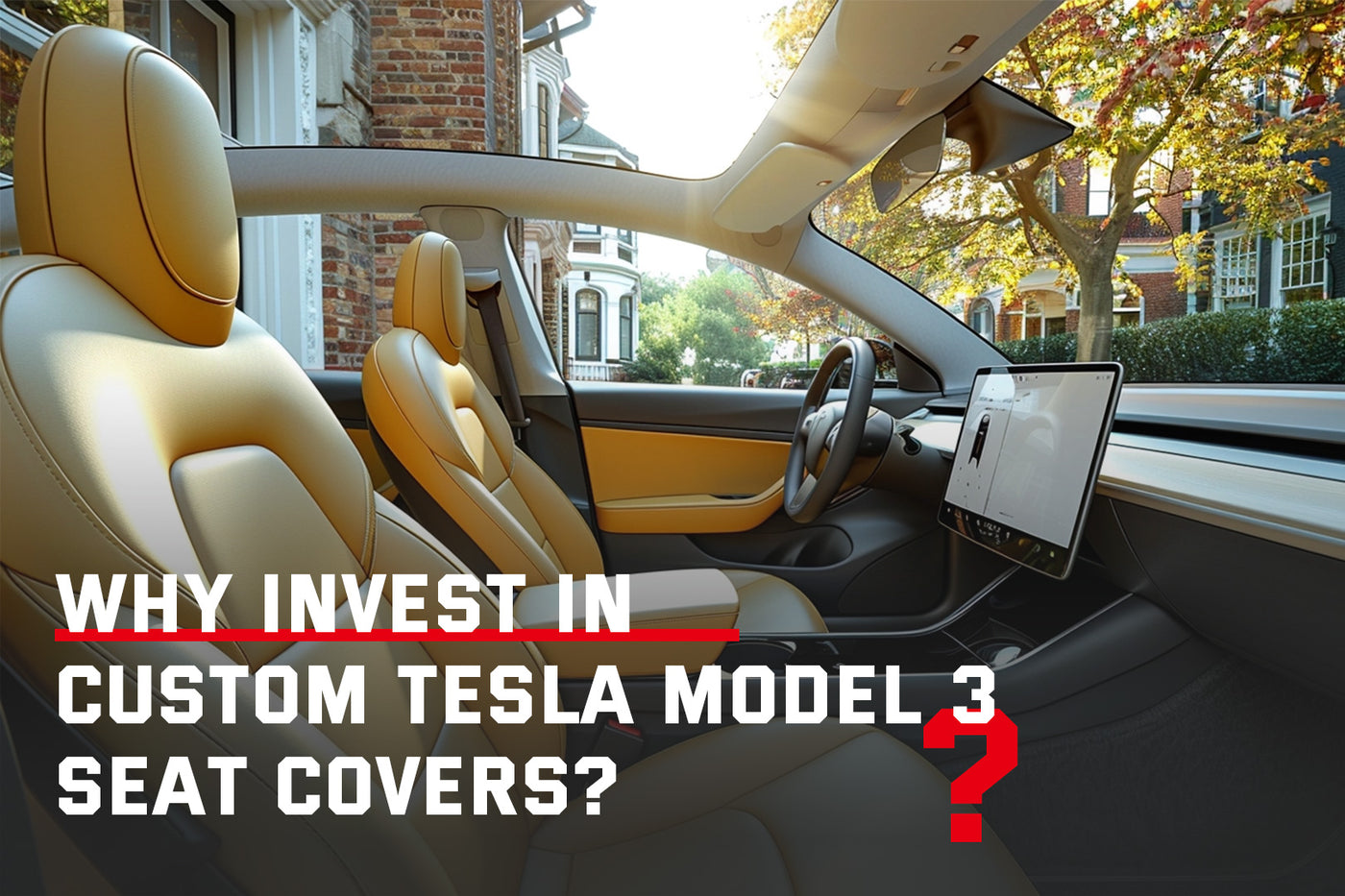 Custom Tesla Model 3 Seat Covers