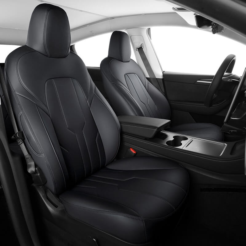 Tesla Model Y Full Coverage Nappa Leather Seat Covers